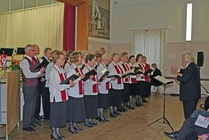 Tietolan kuoro esitti juhlassa Virkkala sarjan
